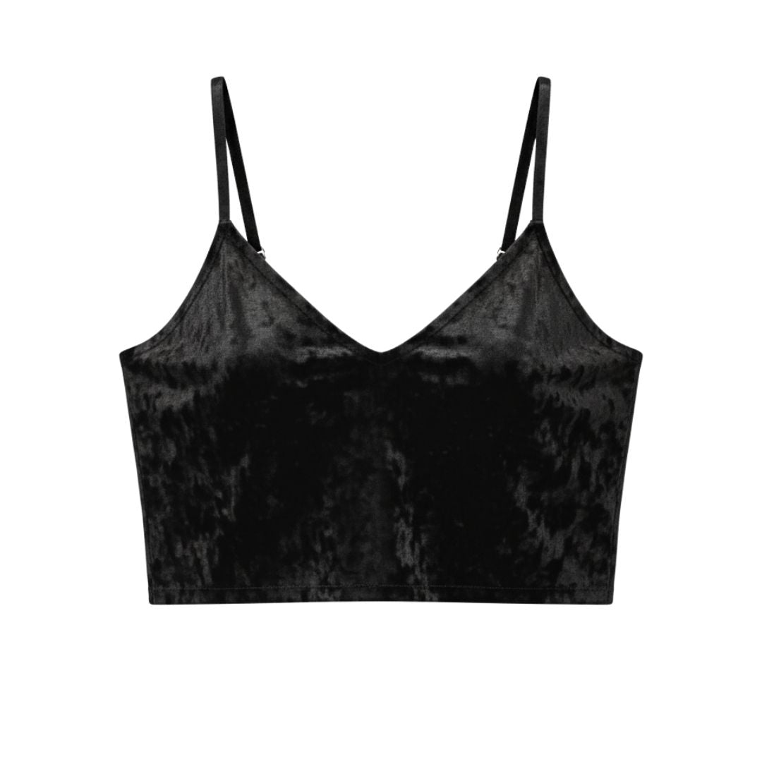 PIJAMA SET 2 PIEZAS (VELVET) NEGRA