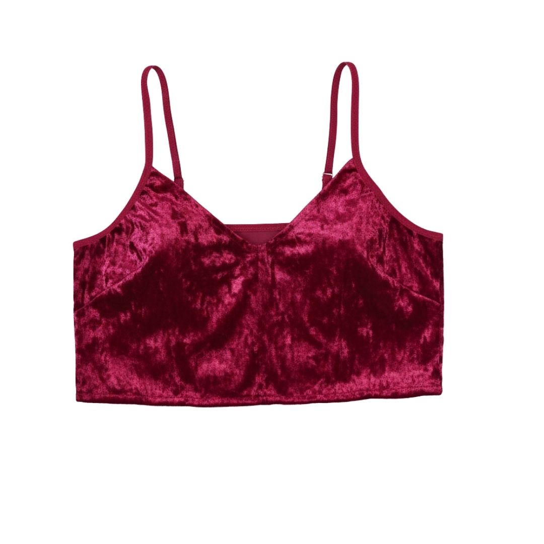 PIJAMA SET 2 PIEZAS (VELVET) VINO TINTO